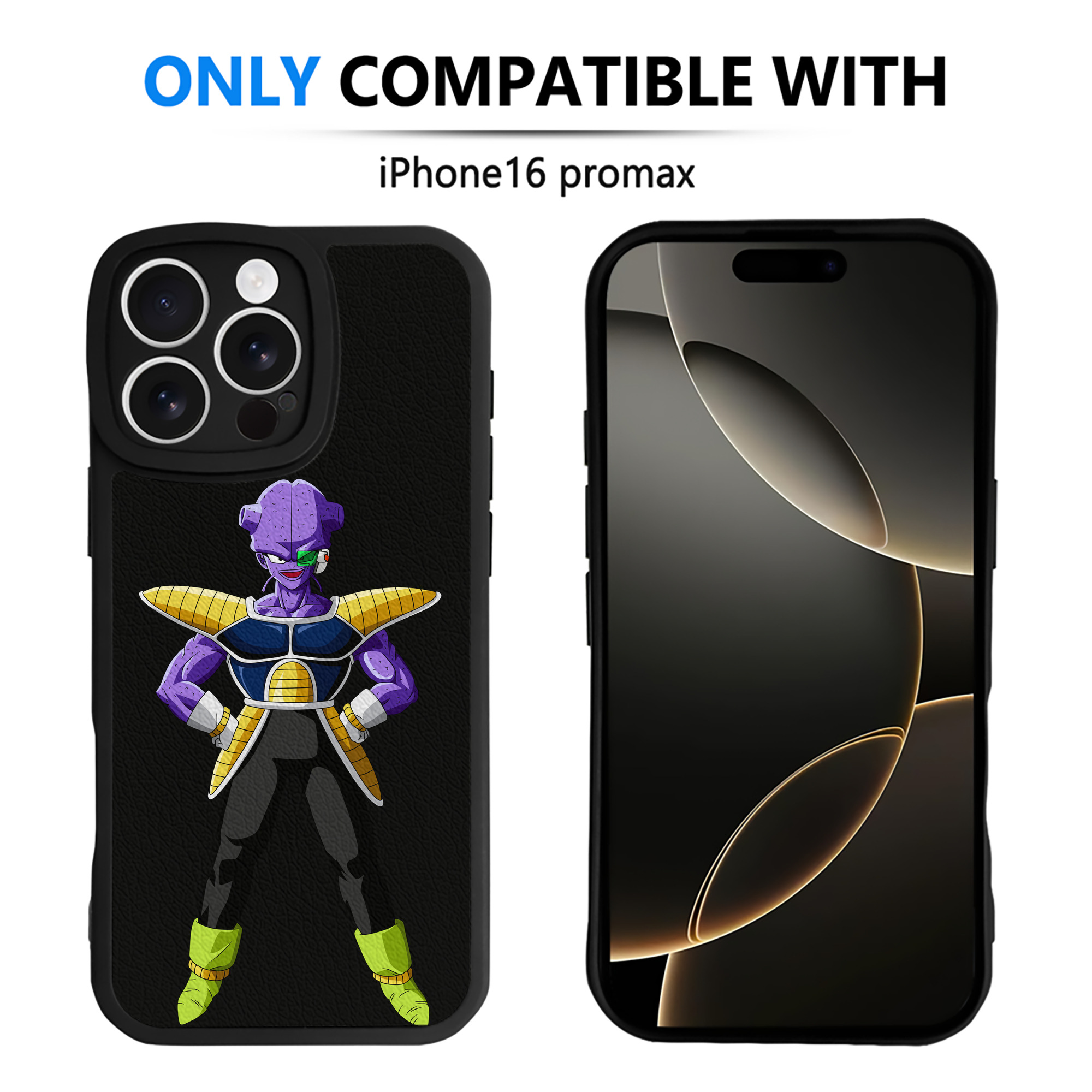 （画像用） ドラゴンボール DRAGON BALL 【iPhone 16シリーズ対応】シリコンスマホケース（レザー調） 材質：シリコン